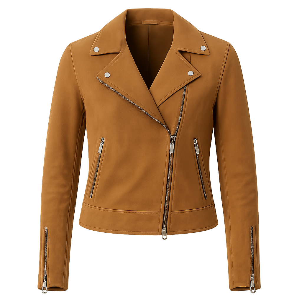 Suede Moto Jacket - Deacourt Jackets