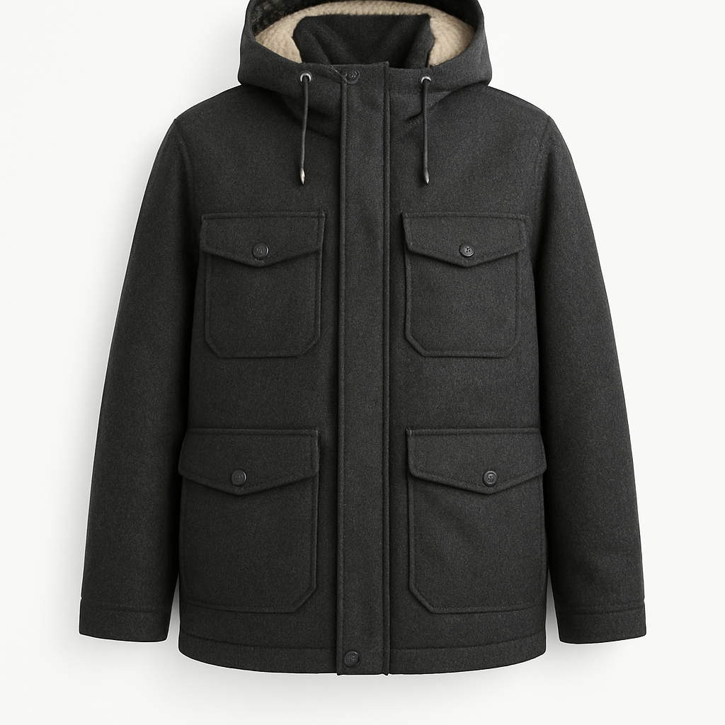 Wool Pocket Parka - Deacourt Jackets